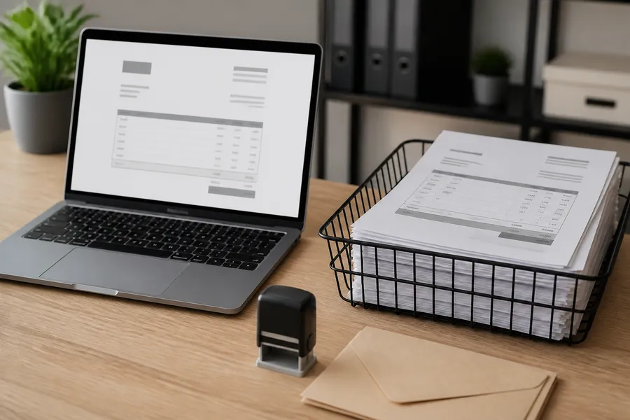 Invoicing and Record Keeping for a company in the Netherlands, illustrated